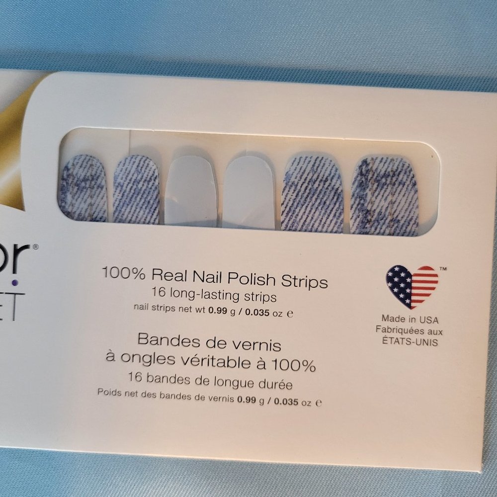 Color Street nails polish strips - Blue Jean Baby